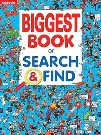 biggest book of search and find 1st edition kidsbooks publishing ,rainstorm publishing ,tony and tony