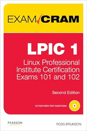 lpic i exam cram linux professional institute certification linux professional institute certification 1st