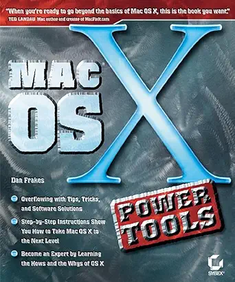 mac os x power tools 1st edition dan frakes 0782141927, 978-0782141924