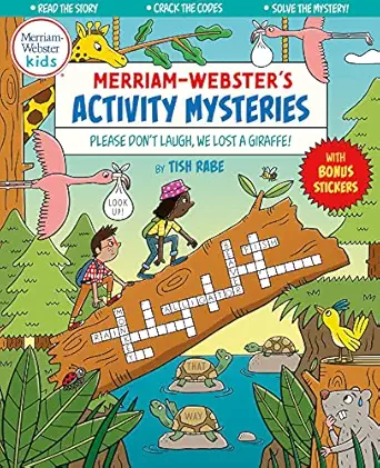 please dona t laugh we lost a giraffe kids activity book from merriam webster 1st edition tish rabe ,merriam