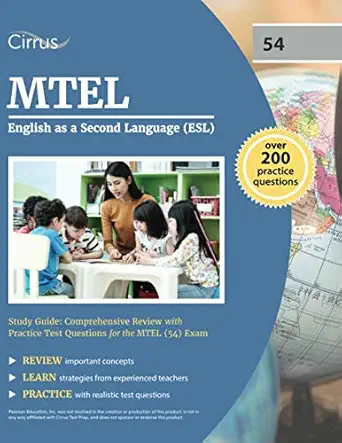 mtel english as a second language study guide comprehensive review with practice test questions for the mtel