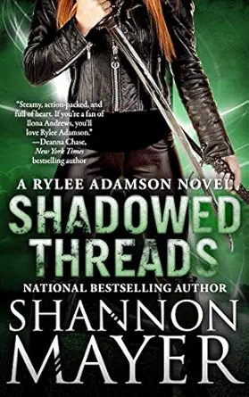 shadowed threads a rylee adamson novel book 4 1st edition shannon mayer 1940456983, 978-1940456980