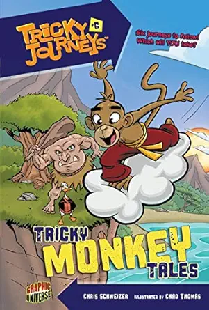 tricky journeys 6 tricky monkey tales 1st edition chris schweizer ,chad thomas 076137860x, 978-0761378600