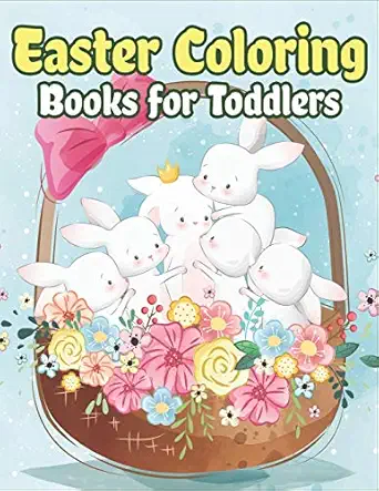 easter coloring books for toddlers happy easter gifts for kids boys and girls easter basket stuffers for