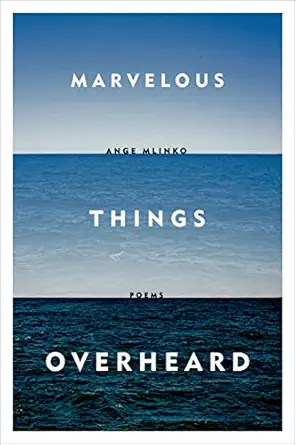 marvelous things overheard poems 1st edition ange mlinko 0374534802, 978-0374534806