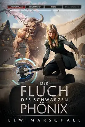 der fluch des schwarzen pha nix ein fantasy litrpg roman 1st edition lew marschall 3910747027, 978-3910747029