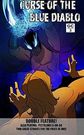 curse of the blue diablo double feature pestilence a go go 1st edition derek slaton 1720662398, 978-1720662396