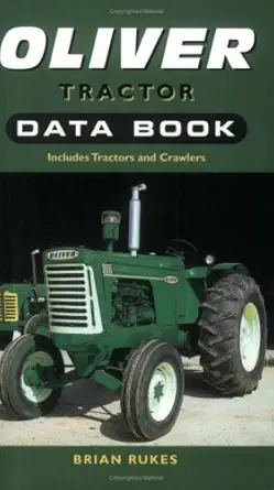 oliver tractor data book 1st edition brian rukes 0760310831, 978-0760310830