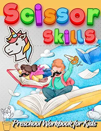 scissor skills preschool workbook for kids a fun cutting practice activity book for toddlers and kids ages 3