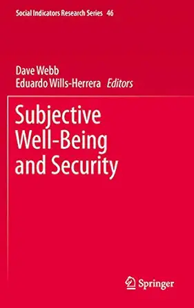 Subjective Well Being And Security