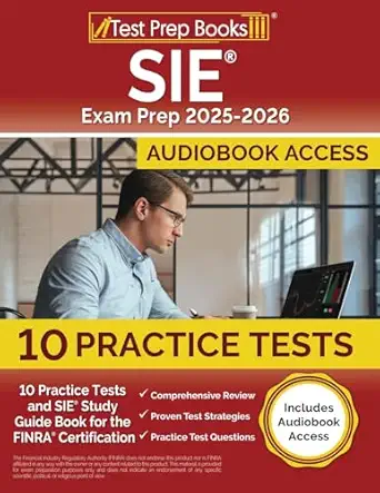 sie exam prep 2025 2026 practice tests and sie study guide book for the finra certification includes
