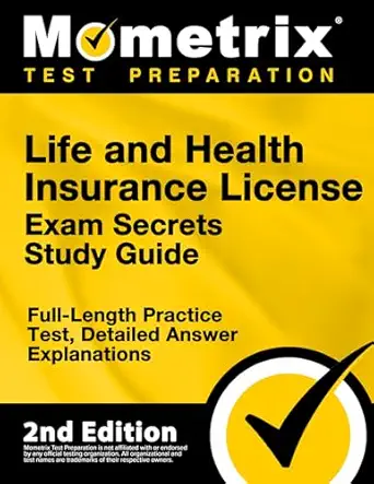 life and health insurance license exam secrets study guide full length practice test detailed answer