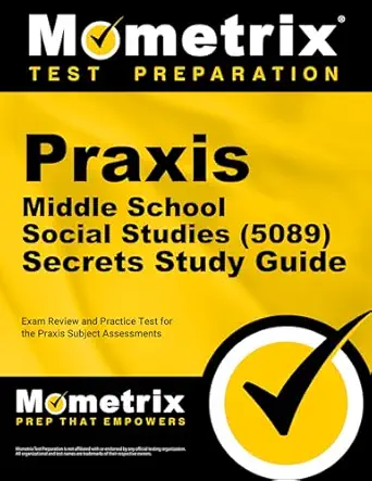 praxis middle school social studies secrets study guide exam review and practice test for the praxis subject