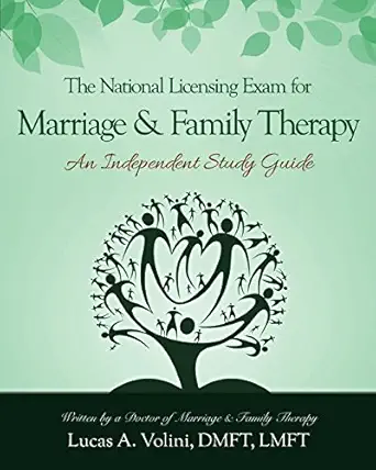 the national licensing exam for marriage and family therapy an independent study guide 1st edition lucas a