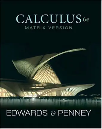 calculus matrix version 1st edition c henry edwards ,david e penney 0130084069, 978-0130084064