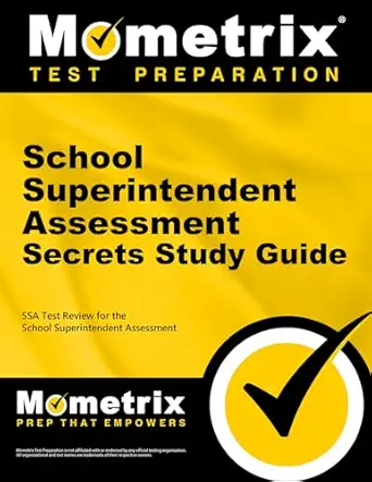 school superintendent assessment secrets study guide ssa test review for the school superintendent assessment