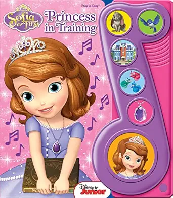 disney sofia the first princess in training music note play a song pi kids 1st edition publications