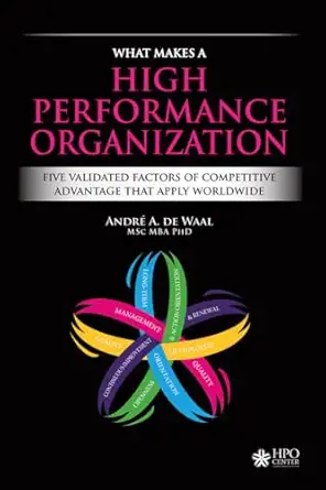 what makes a high performance organization five validated factors of competitive advantage that apply