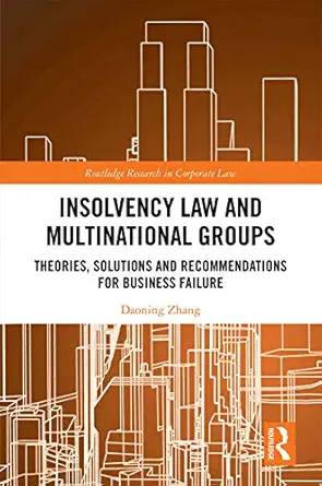 insolvency law and multinational groups 1st edition daoning zhang 0367222019, 978-0367222017