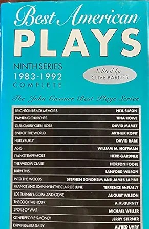 best american plays ninth series 1983 1992 complete 1st edition clive barnes 0517574527, 978-0517574522