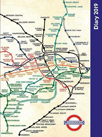 london underground desk diary 2019 1st edition transport for london 0711239924, 978-0711239920