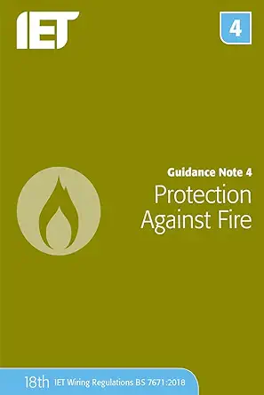 guidance note 4 protection against fire 1st edition the institution of engineering and technology 178561455x,