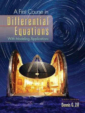bundle a first course in differential equations 9th + maple student version 14 0 1st edition dennis g zill