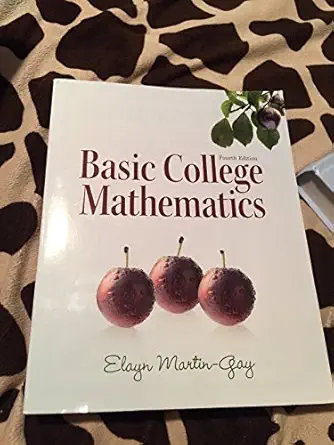 basic college mathematics 1st edition elayn el martin gay 0321649400, 978-0321649409