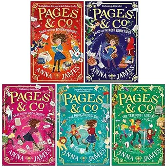 anna james pages and co 5 books collection set 1st edition anna james 9124277665, 978-9124277666