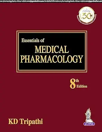 essentials of medical pharmacology 1st edition m d tripathi, kd 9350259370, 978-9350259375