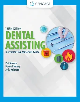 dental assisting instruments and materials guide 1st edition pat norman ,donna phinney ,judy halstead