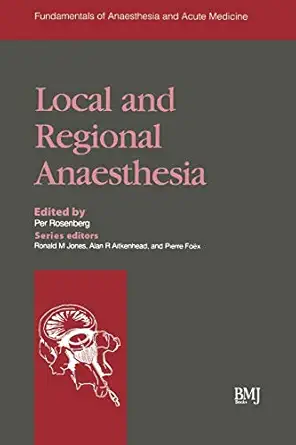 local and regional anaesthesia 1st edition per h rosenberg 0727914804, 978-0727914804