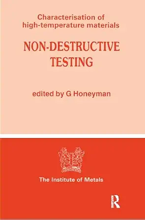non destructive testing 1st edition g honeyman 0901462675, 978-0901462671