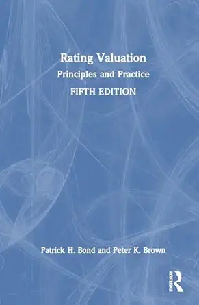 rating valuation 1st edition patrick h bond ,peter k brown 1032285524, 978-1032285528