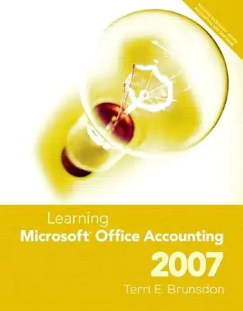 small business accounting 2007 1st edition terri brunsdon 0132300109, 978-0132300100
