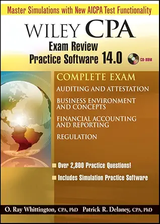wiley cpa examination review practice software 14 0 complete exam auditing and attestation business