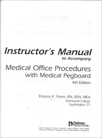 medical pegboard procedures 1st edition dorothy a taylor 0766816478, 978-0766816473
