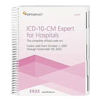 2022 icd 10 cm expert for hospitals 1st edition optum 1622547640, 978-1622547647
