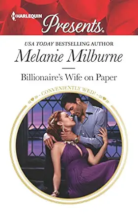billionaires wife on paper 1st edition melanie milburne 1335148213, 978-1335148216