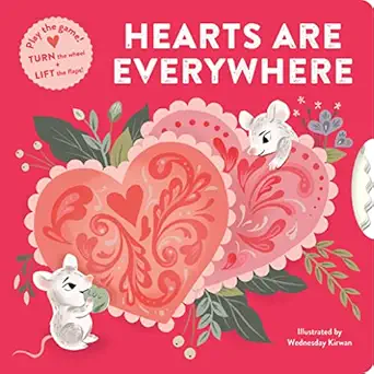 hearts are everywhere a valentinea s game in a book 1st edition chronicle books ,wednesday kirwan 1797210688,