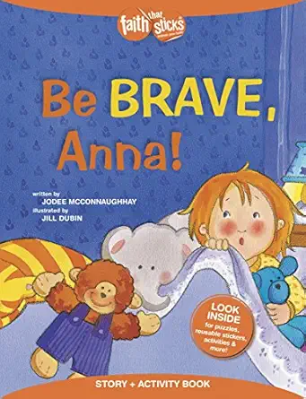 be brave anna story + activity book 1st edition jodee mcconnaughhay ,jill dubin 1496403215, 978-1496403216