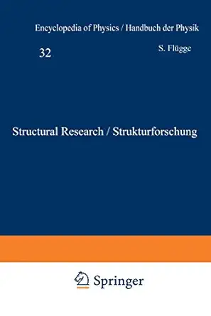 structural research / strukturforschung 1st edition dr andra c guinier ,dr ga c rard von eller ,dr j bouman