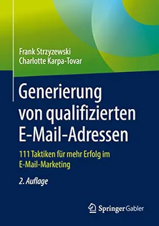 generierung von qualifizierten e mail adressen 111 taktiken fa 1/4r mehr erfolg im e mail marketing 1st