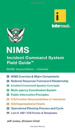 nims incident command system field guide 1st edition jeff jones 1890495417, 978-1890495411