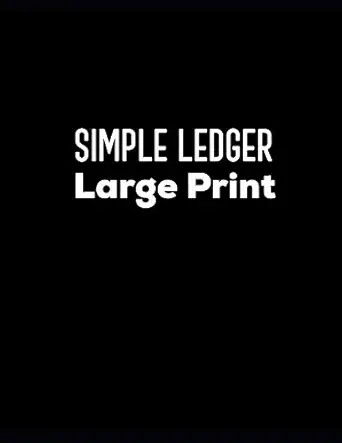 simple ledger large print 110 pages simple income expense journal extra large print 8 5a x 11a cash book 1st