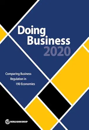 doing business 2020 1st edition world bank 1464814406, 978-1464814402