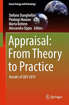 appraisal from theory to practice results of siev 2015 1st edition stefano stanghellini ,pierluigi morano
