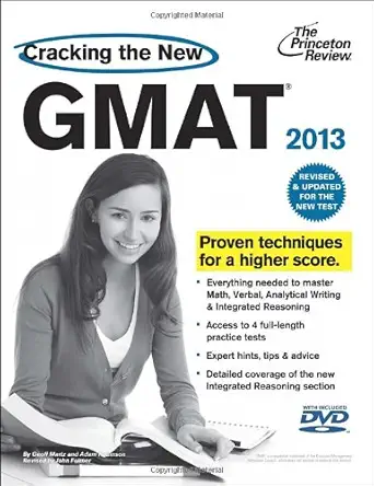 cracking the new gmat with dvd   revised and updated for the new gmat 1st edition princeton review