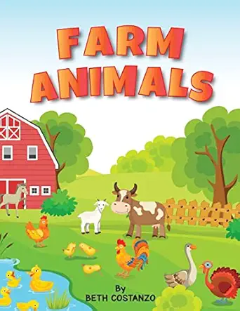 farm animals ages 4 to 6 preschool to kindergarten numbers counting pre writing 1st edition beth costanzo