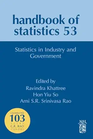 statistics in industry and government 1st edition ravindra khattree ,hon yiu so ,arni s r srinivasa rao